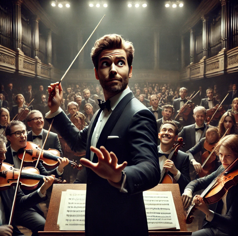 유명 지휘자의 실수 관련 그림