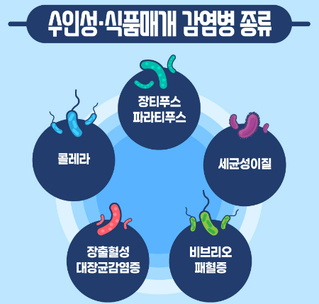 장마뒤 집중호우로 인한 수인성감염병 예방법과 치료방법