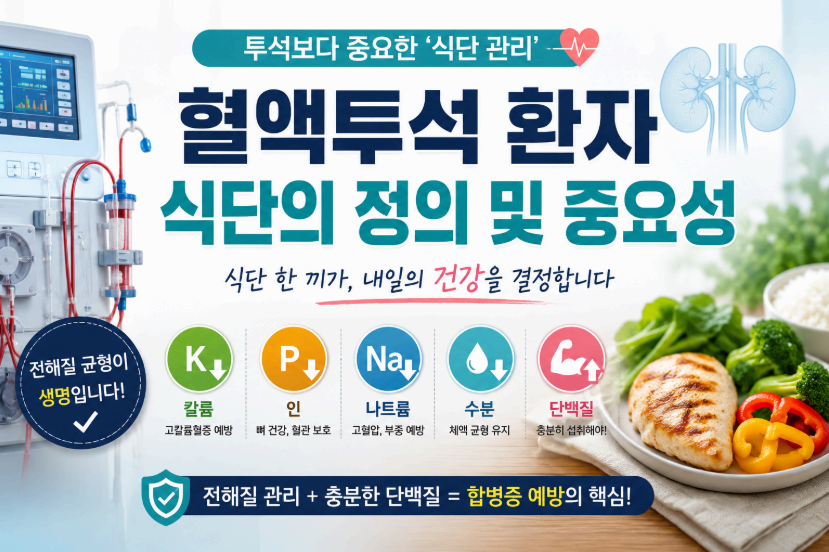 혈액투석 환자 식단의 정의 및 중요성 이미지사진