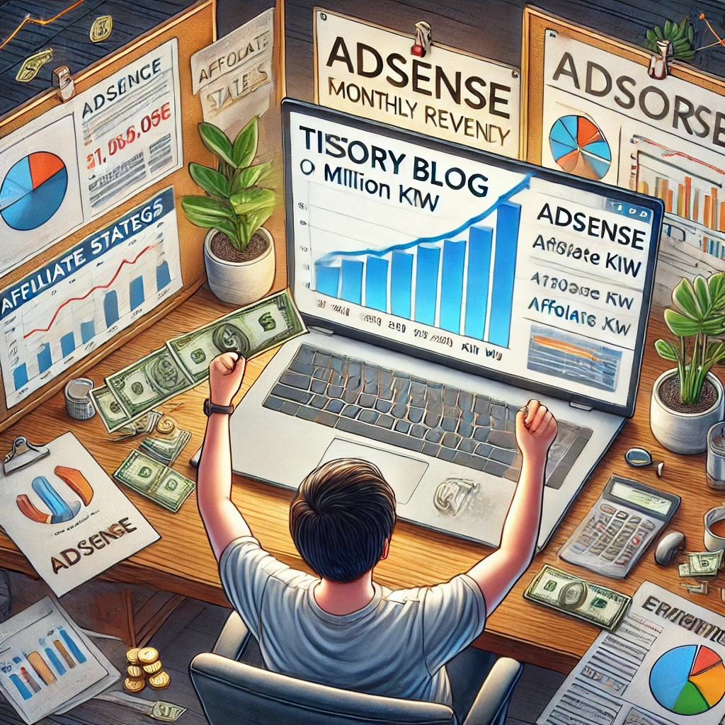 티스토리 블로그 글로 월 100만원 벌기