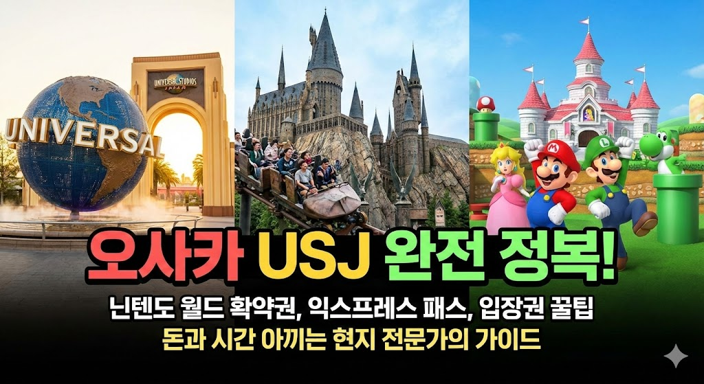 오사카 유니버셜 스튜디오(USJ) 방문 전 필독 가이드