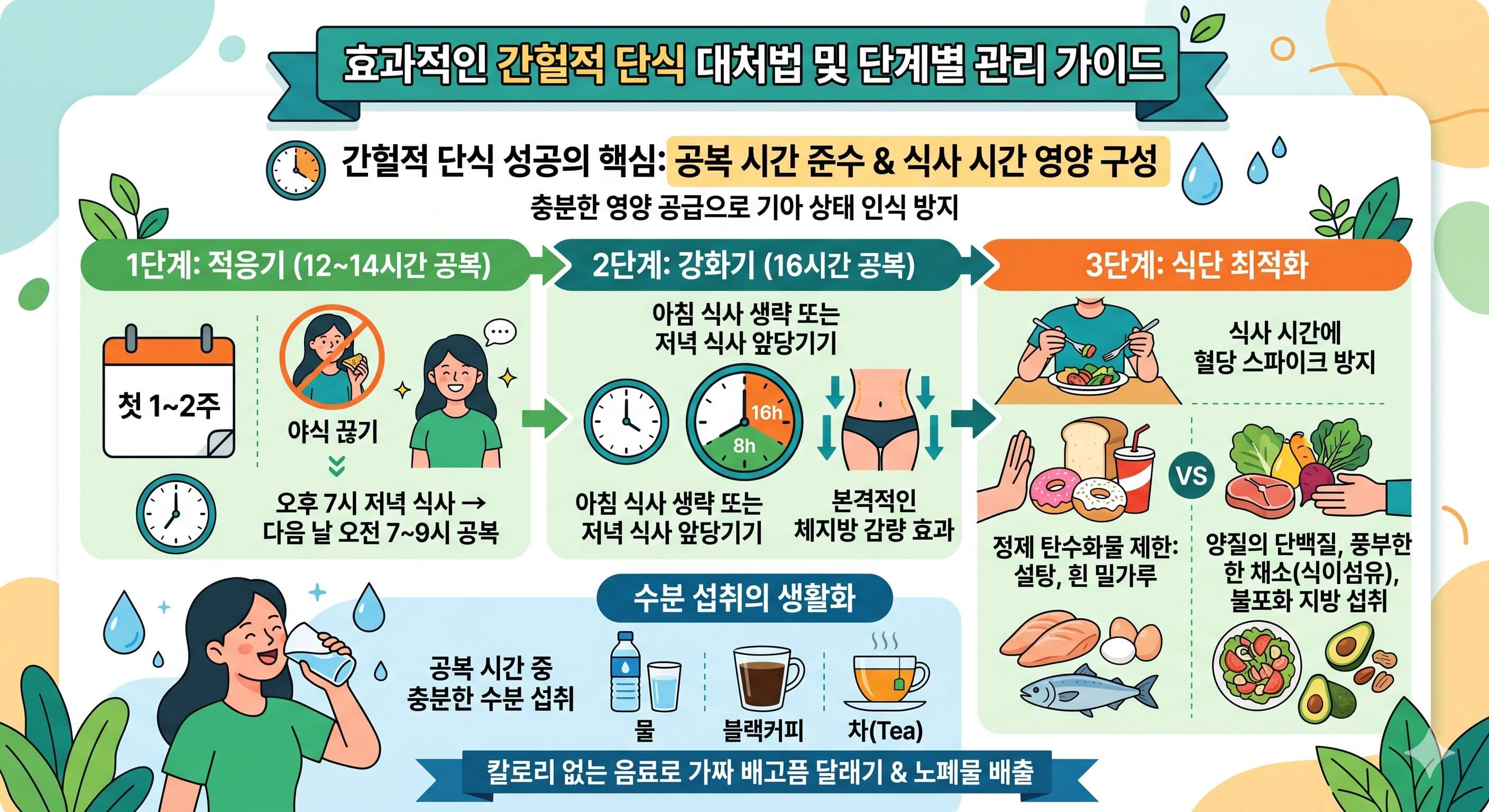 간헐적 단식 핵심