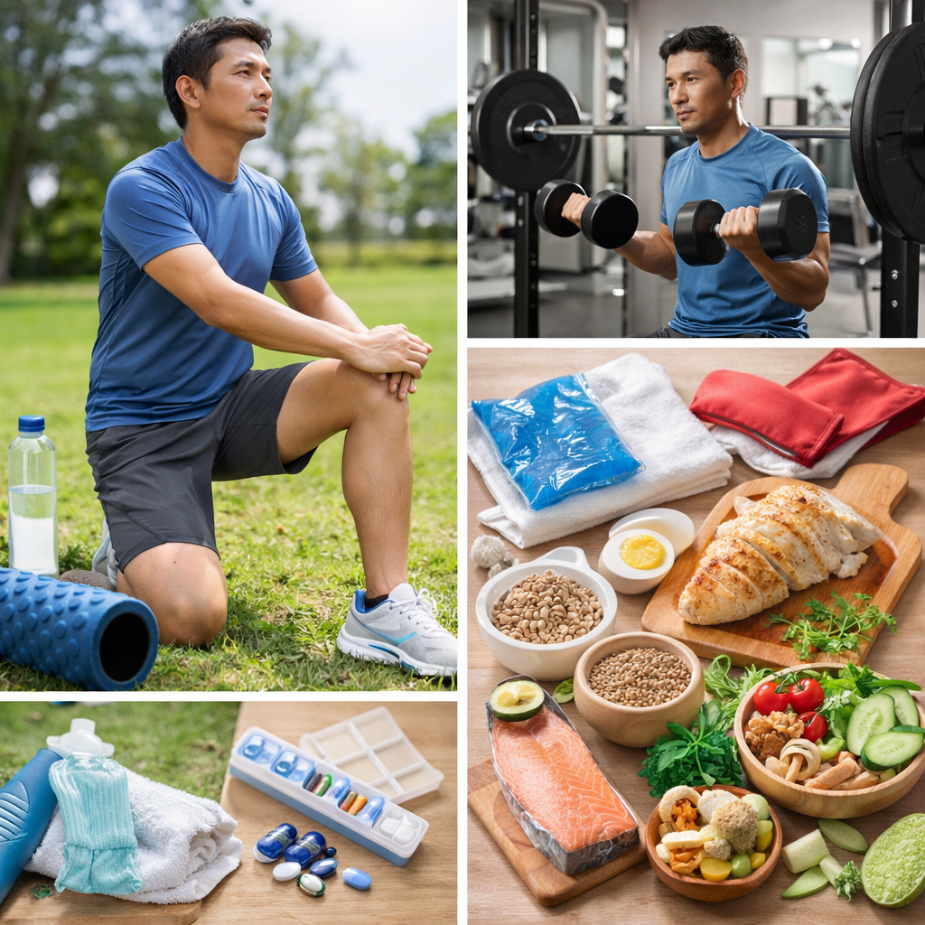 # 40대 러닝 가이드 (회복, 근력운동, 영양관리)