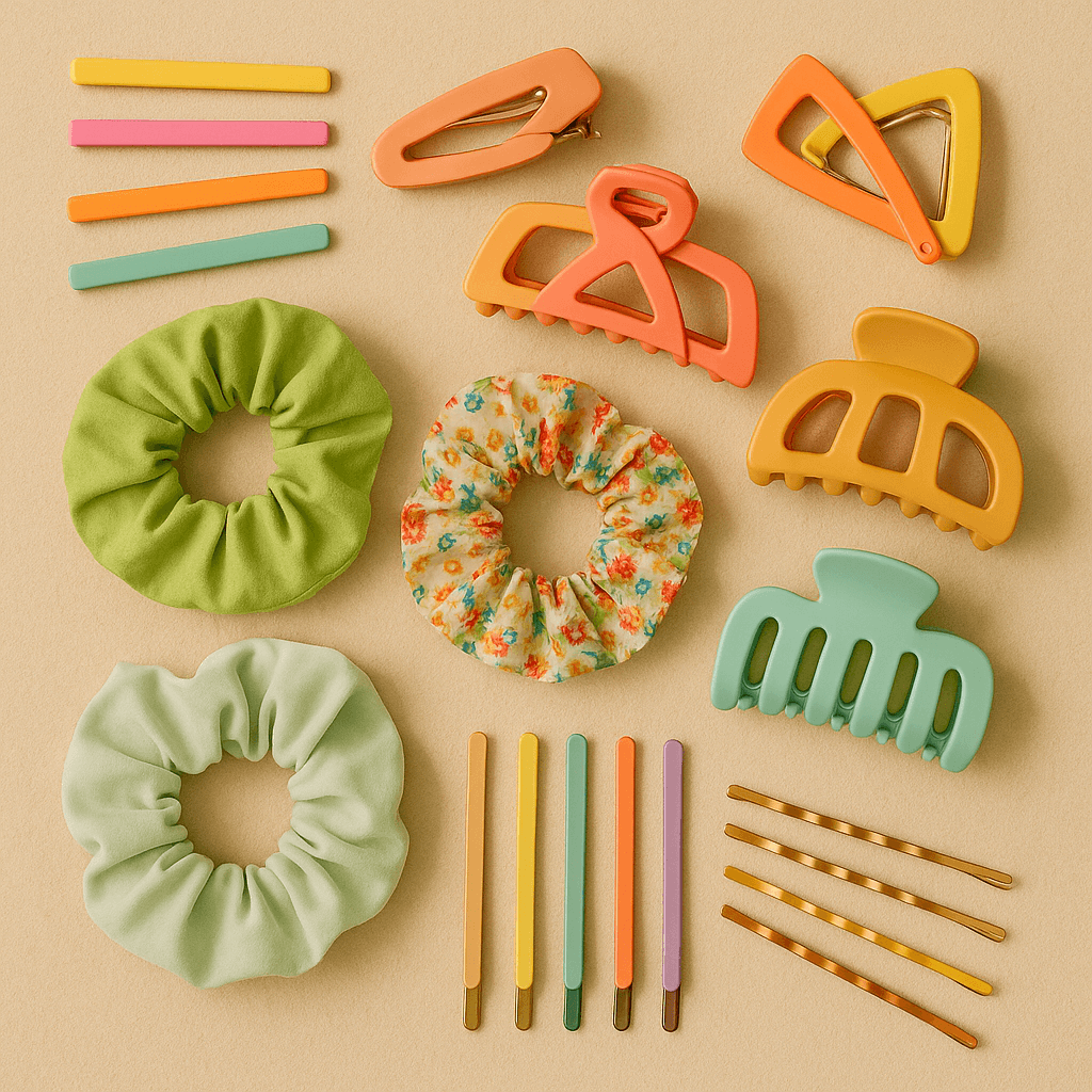 2025 여름 헤어 액세서리 트렌드: 실핀, 클립, 스크런치 총정리