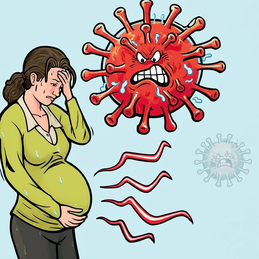 임신 중 B형 독감 증상 구분과 안전..