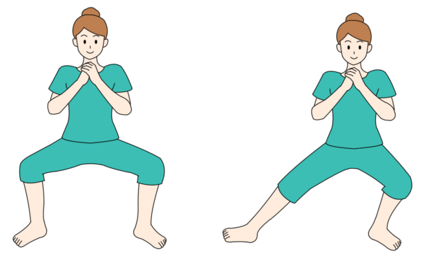 슬라이드 스쿼트 방법