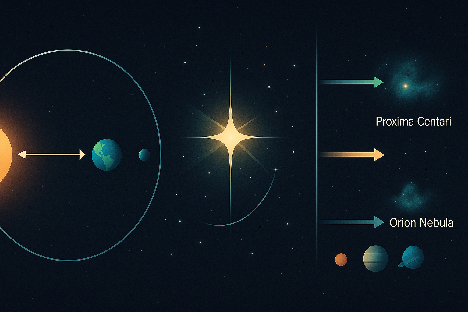 하늘을 재는 눈금의 탄생사: 파섹·광년·AU가 어떻게 만들어져 오늘의 ‘우주 거리 언어’가 되었나