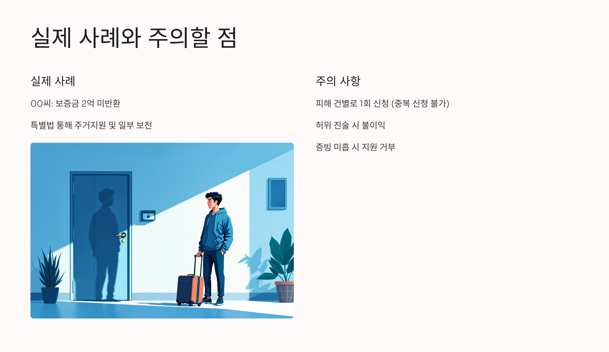 전세 사기 피해 구제 실제 사례와 주의할 점