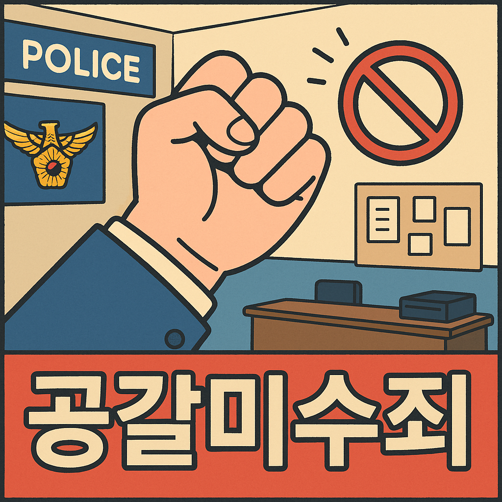 수원공무집행방해 전문 변호사, 공갈미수죄