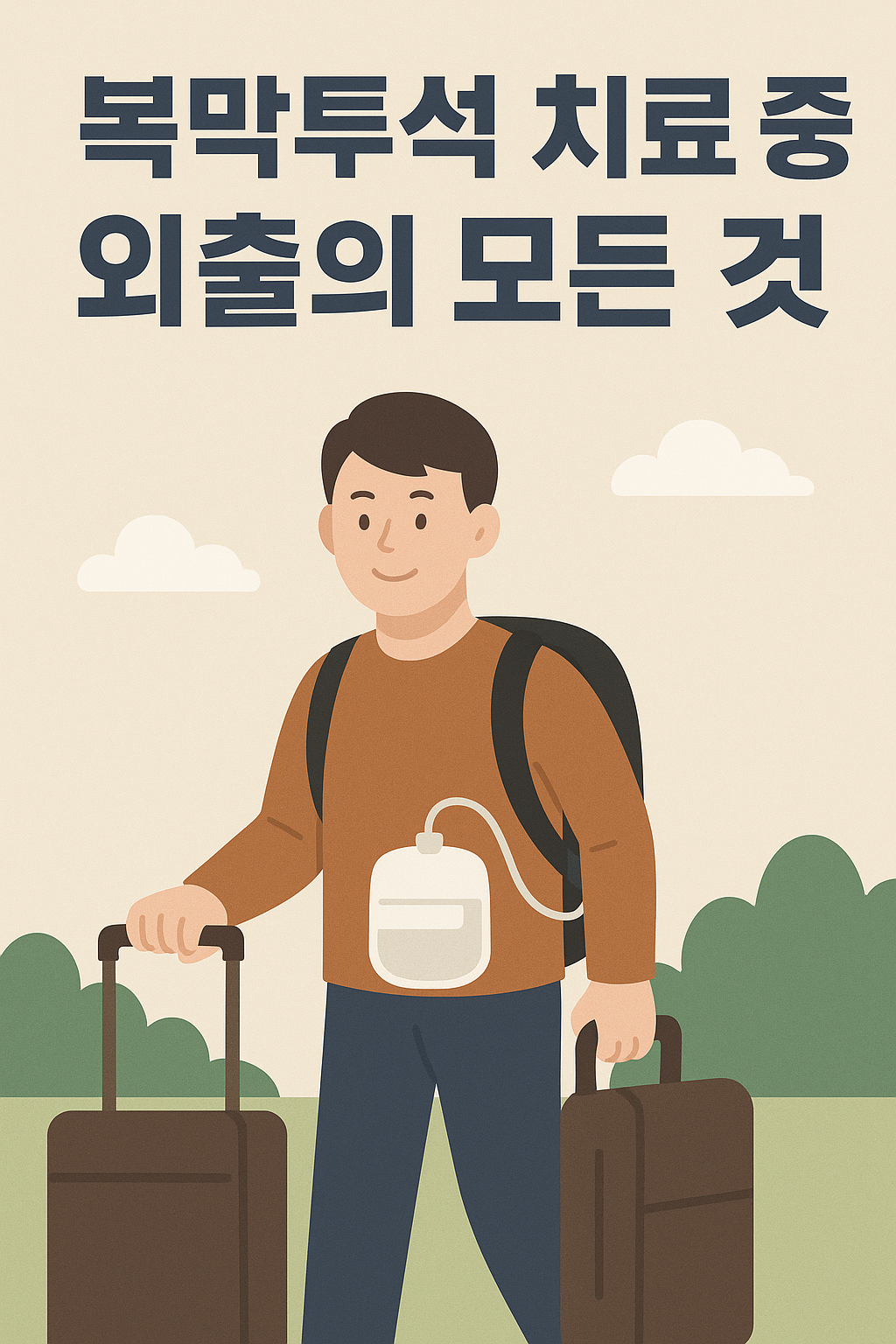 복막투석 치료 중 외출의 모든 것 (안전하고 즐거운 외출 가이드)