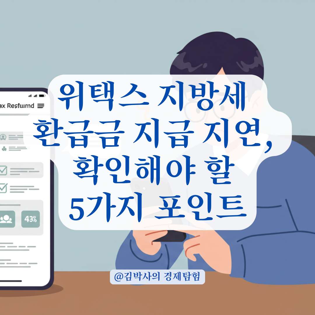 위택스앱 지방세 환급금, 지급 완료 안 뜰 때 점검할 포인트.