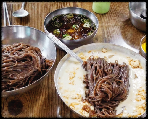 전주 한옥 마을 여행 맛집 메르밀진미집 본점