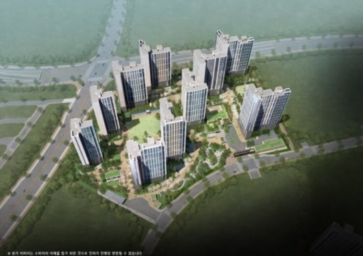 평택 화양지구 e편한세상 라씨엘로 조망도