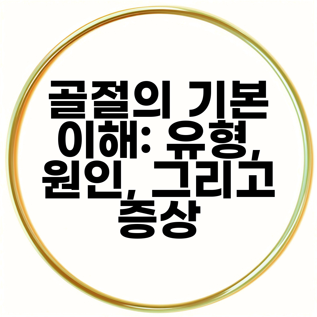 골절의 기본 이해 유형, 원인, 그리고 증상