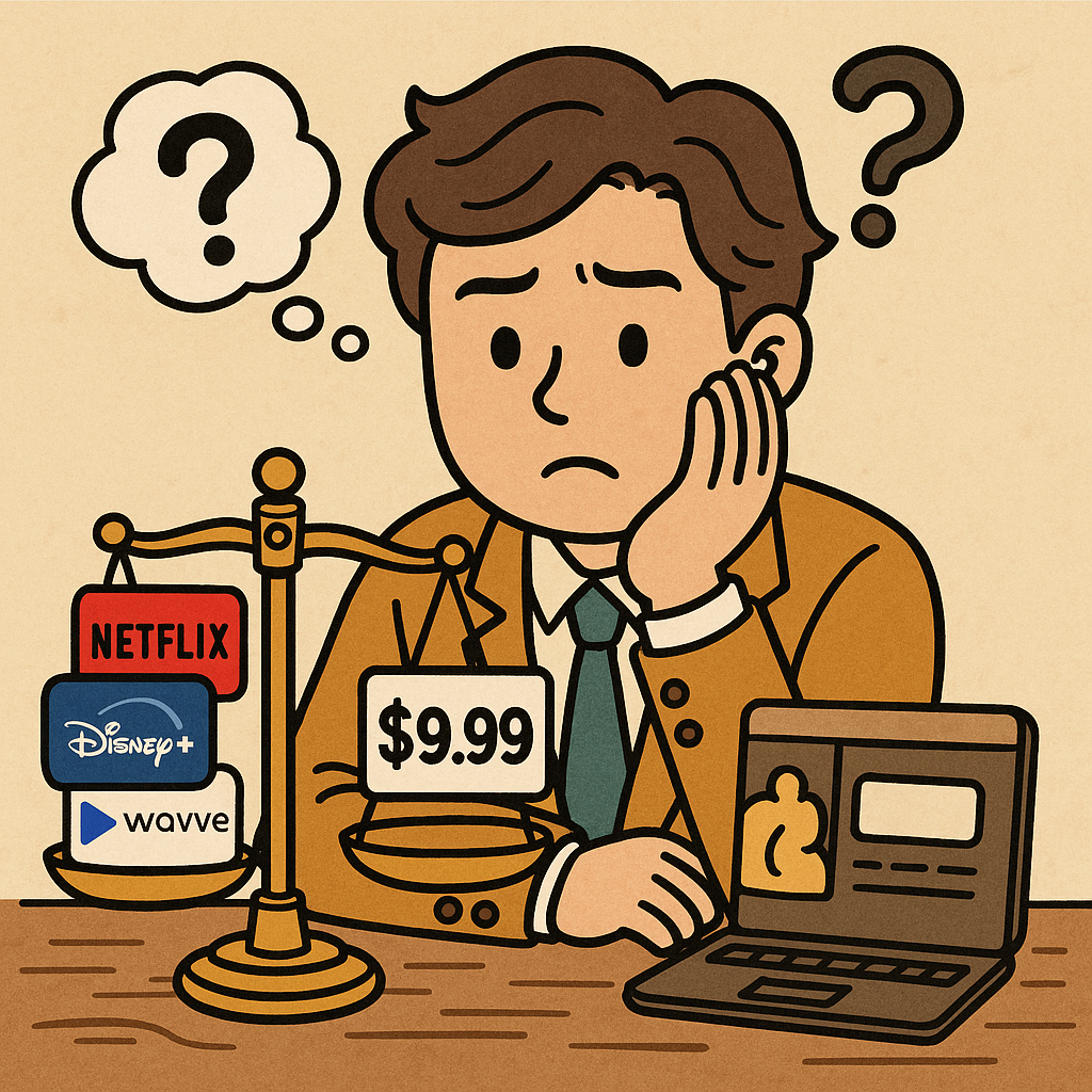 구독 서비스, 해지 vs 유지 판단 기준