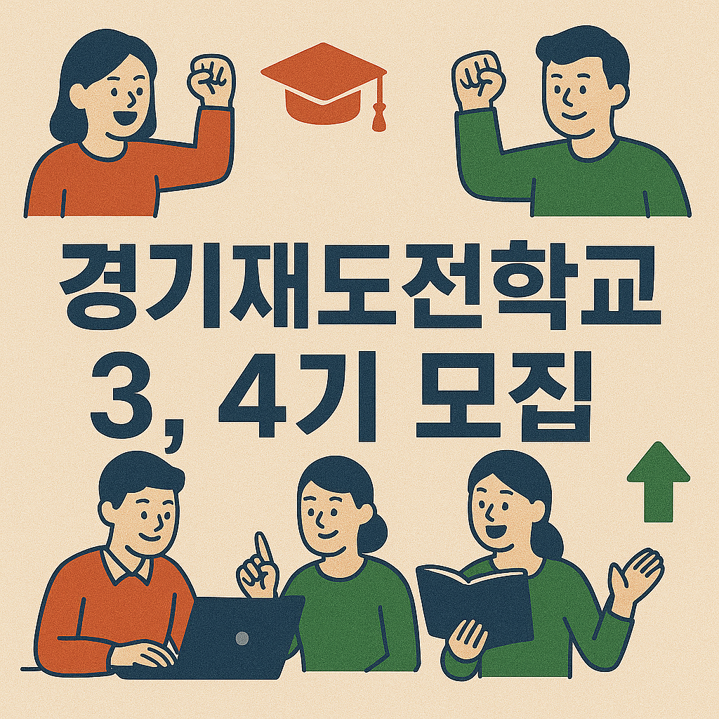 경기재도전학교 3,4기 모집 이미지