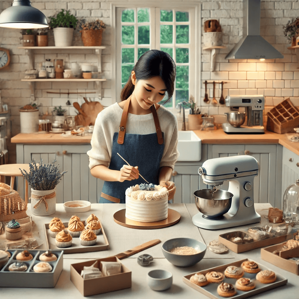 홈 베이킹 부업 관련 이미지