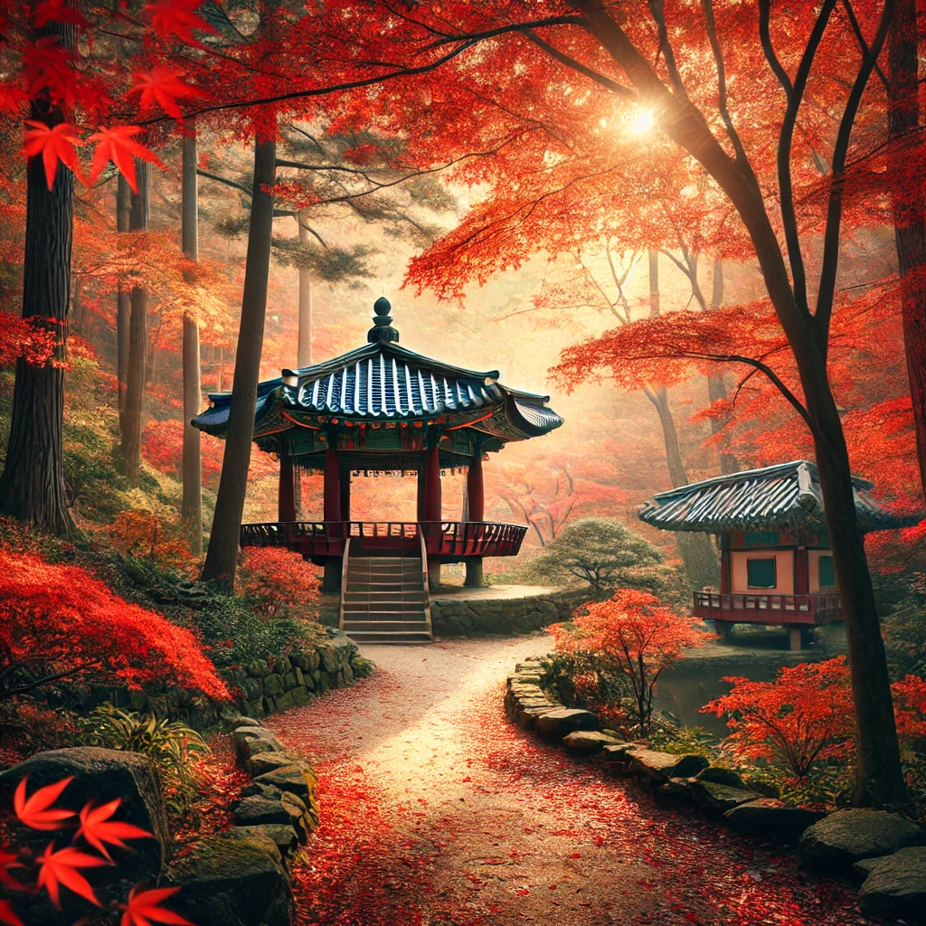 가을: 단풍과 풍요로움이 가득한 계절 사진