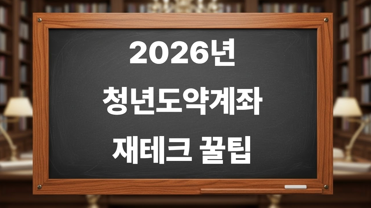 2026년 청년도약계좌와 재테크 꿀팁