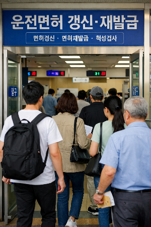 적성검사하러 가는 사람들