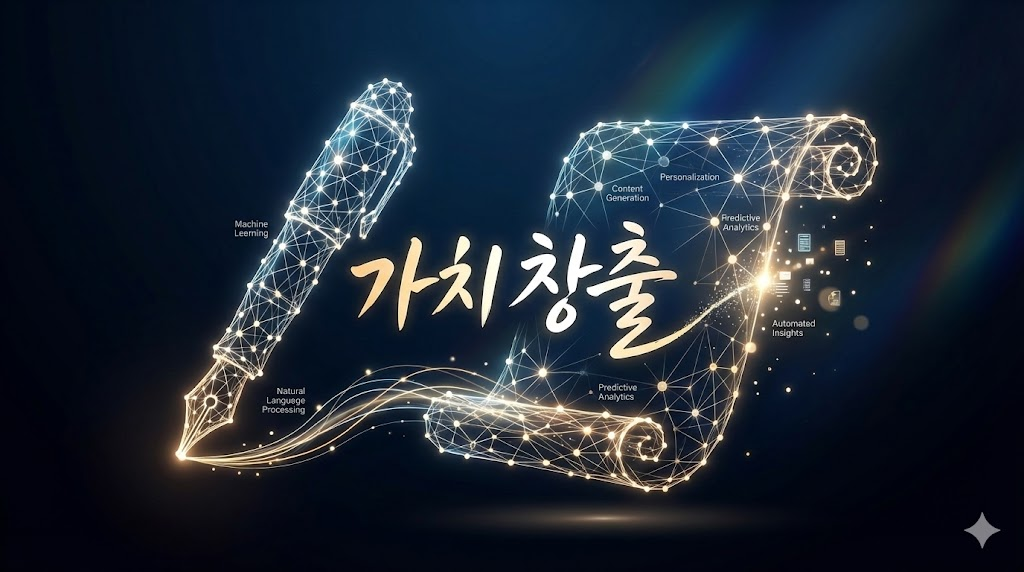 인공지능과 고품질 콘텐츠의 시너지를 통한 가치 창출 시각화