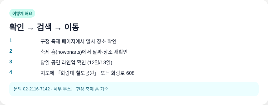 노원수제맥주축제 일정 확인과 가는 순서