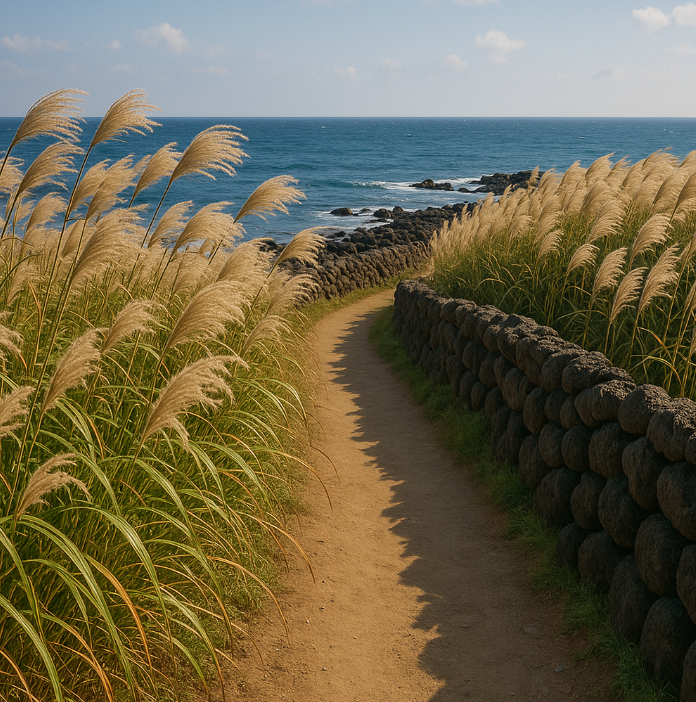 제주도 올레길 감성스팟 돌담길 풍경