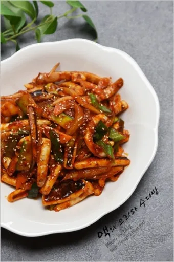 오징어 볶음 맛있게 만드는법과 밥도둑 레시피_19