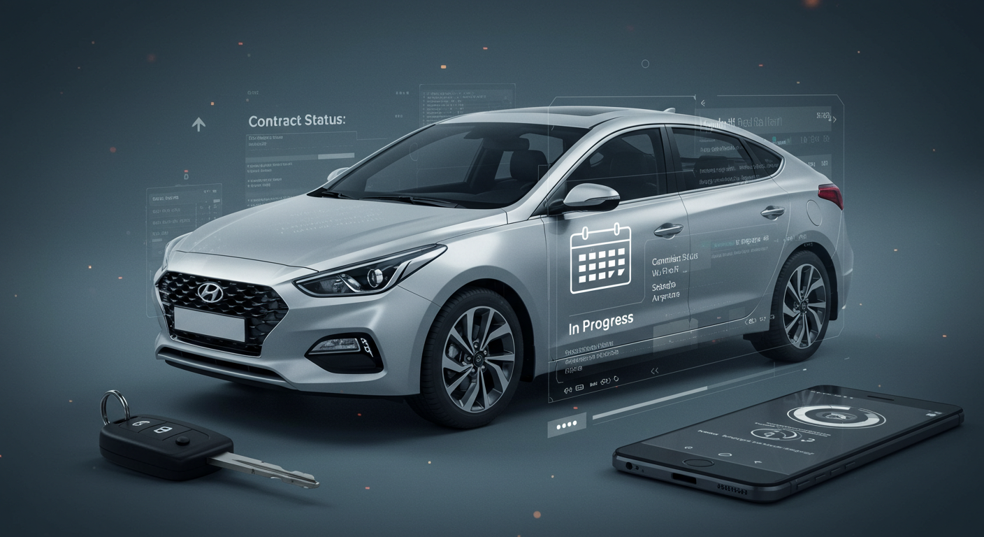 내 현대차 계약 온라인 실시간 조회하기 출고일 계산기