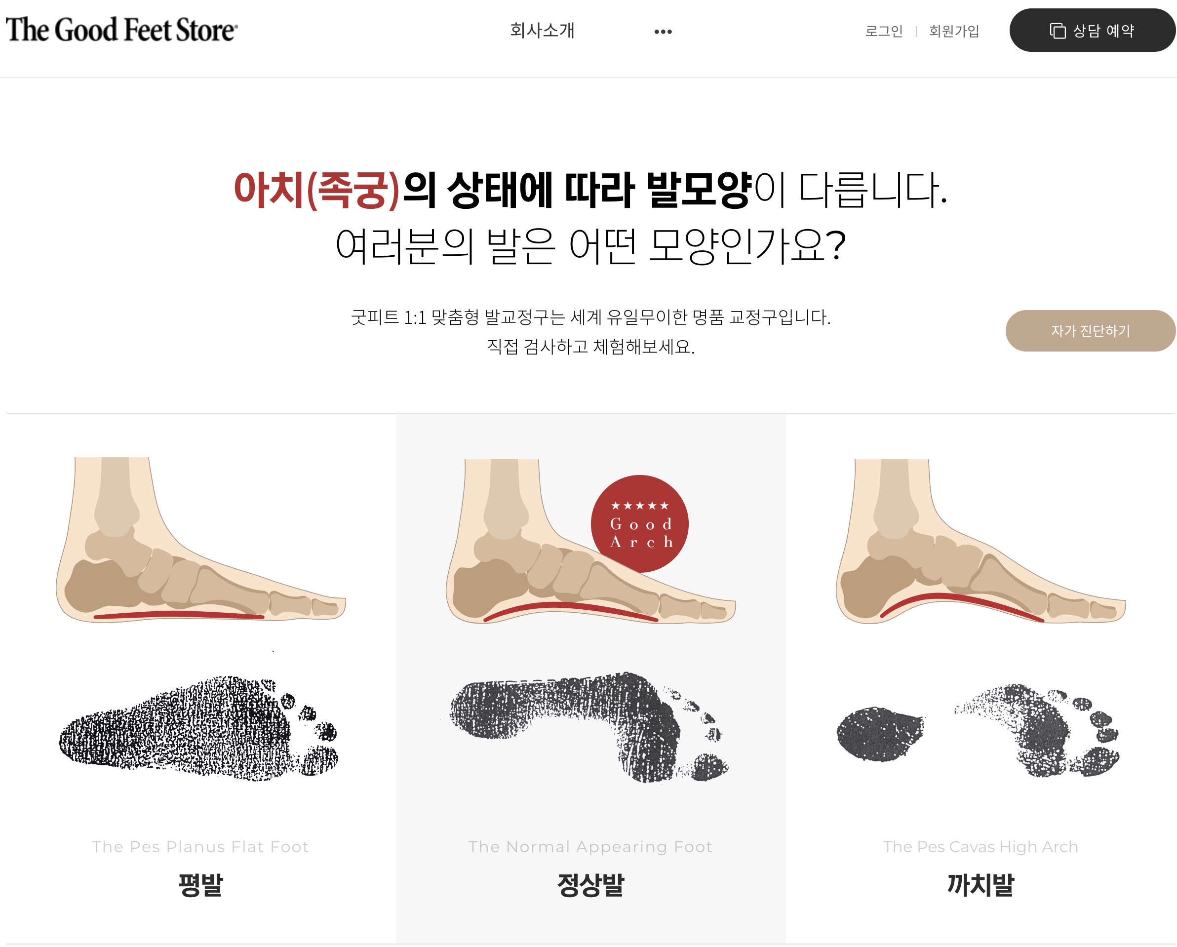 굿피트코리아 발교정구 - 평발, 정상발, 까치발 이미지