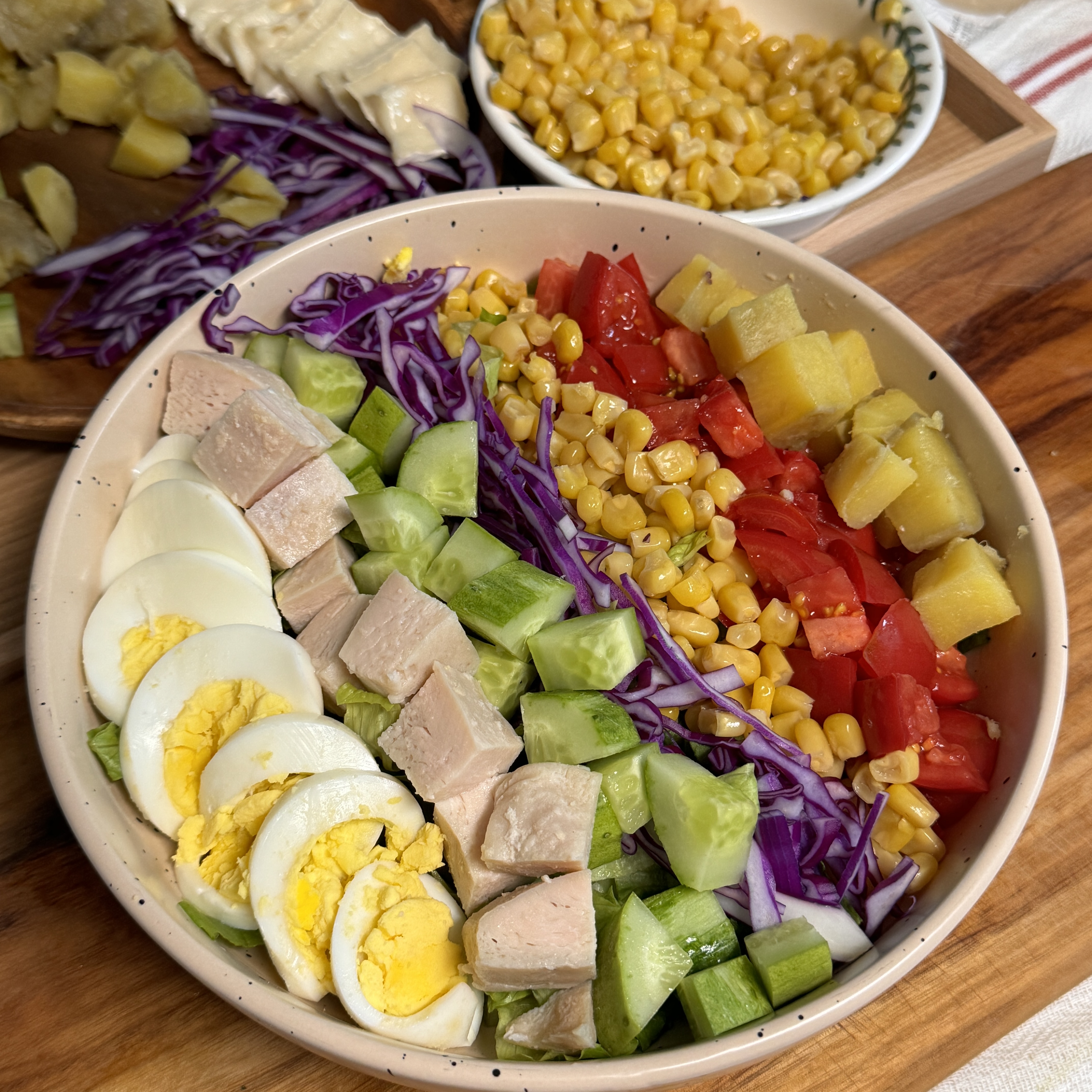 콥샐러드 만들기