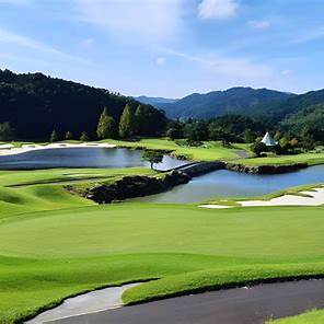 일본 여름 골프장