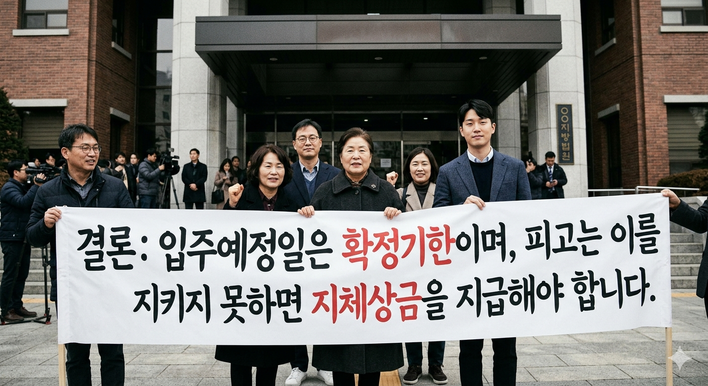 대법원 확정판결, 입주예정일은 확정기한이다