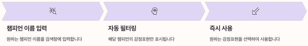 롤 25.20패치 - 감정표현 검색 기능 추가 정리