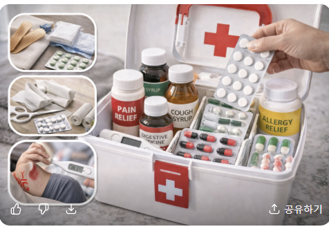 주말&middot;공휴일 대비 안전 상비의약품 리스트｜집에 꼭 준비해야 할 약 관련 사진