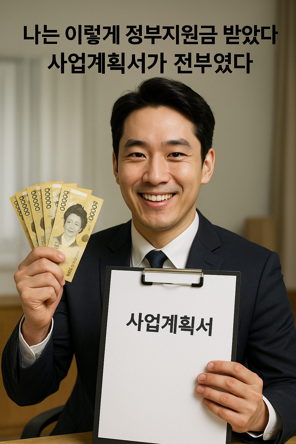 사업 정부지원금 포스터