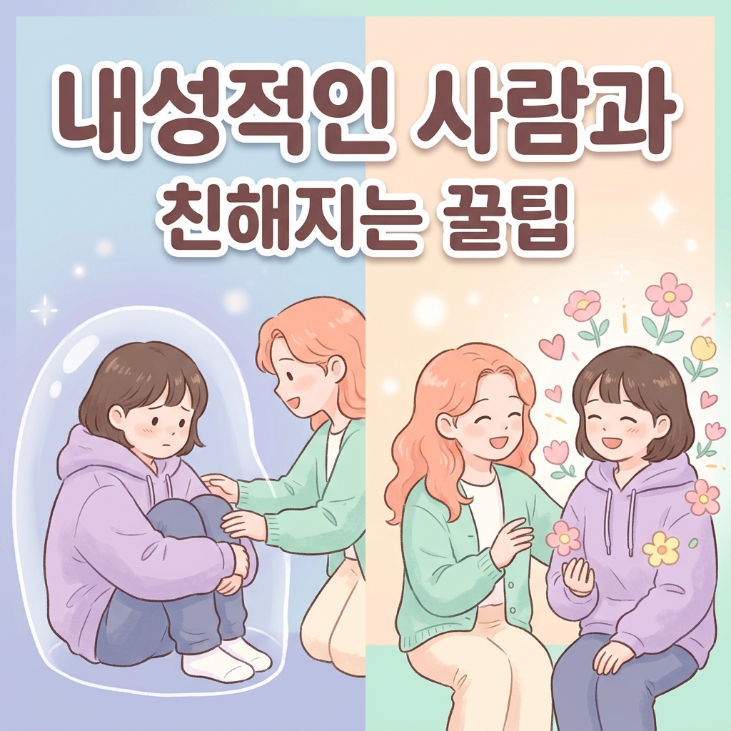 내성적인 사람과 친해지는 법