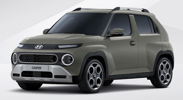 경형 SUV 더 뉴 캐스퍼 색상 비자림 카키 매트 무광컬러