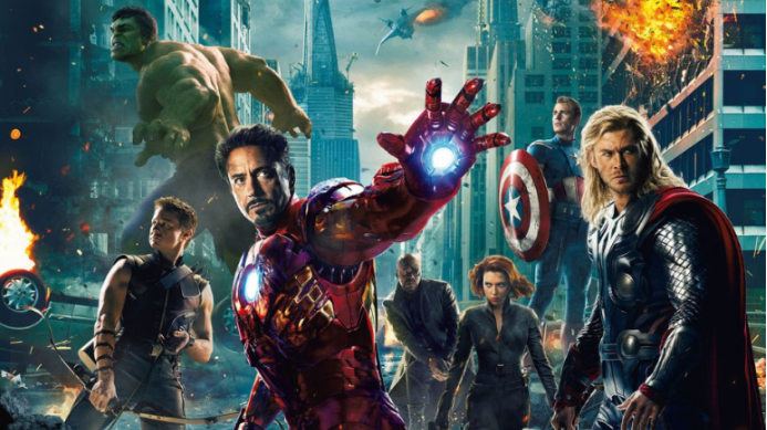 마블 영화 어벤저스의 한 장면