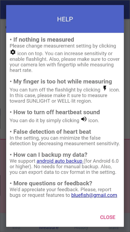 심박수 측정기 어플, 심박수 측정하기