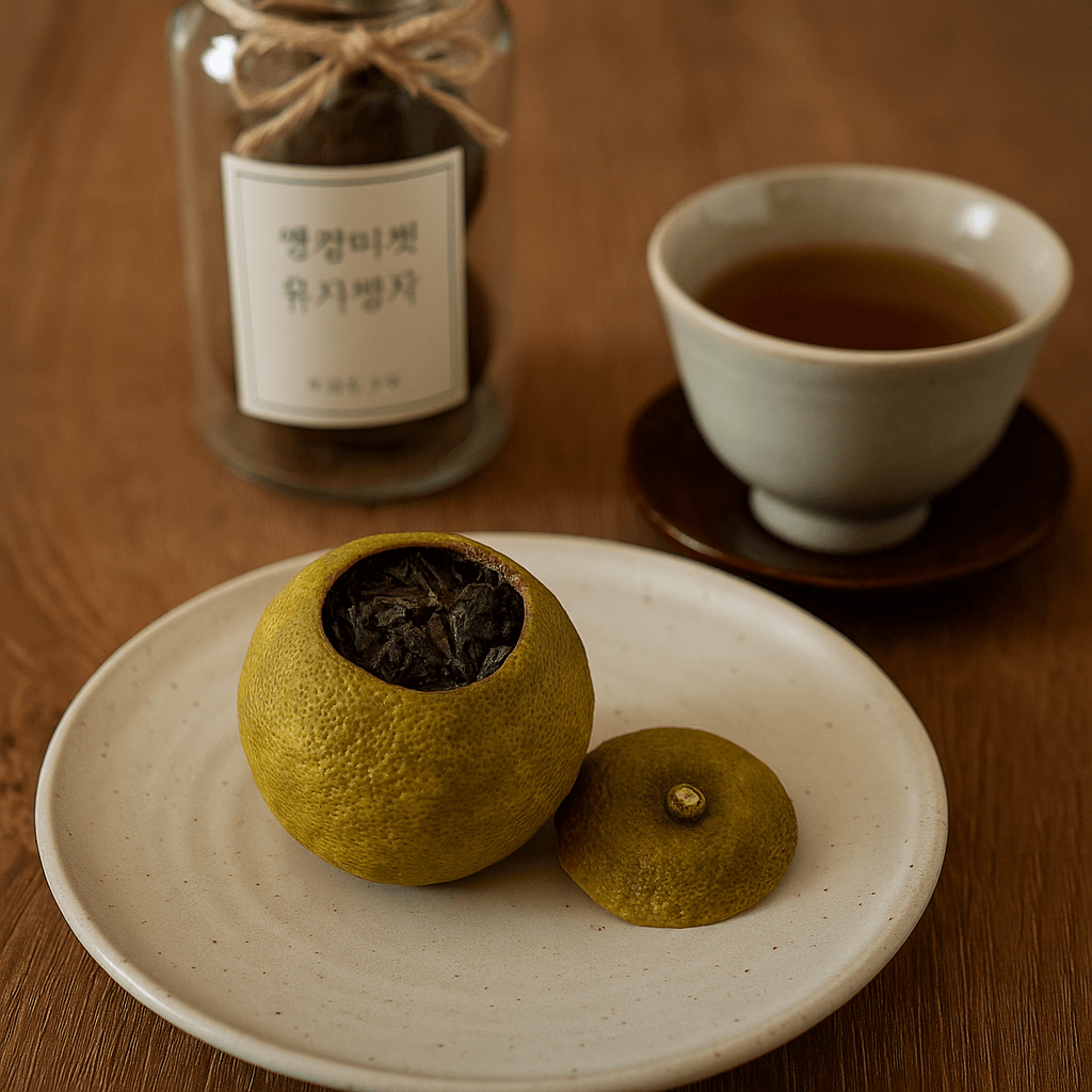 남해 앵강마켓 유자병차 이미지 사진