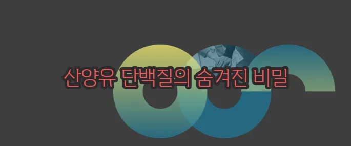 산양유 단백질 효능 부작용 섭취방법 알아볼게요