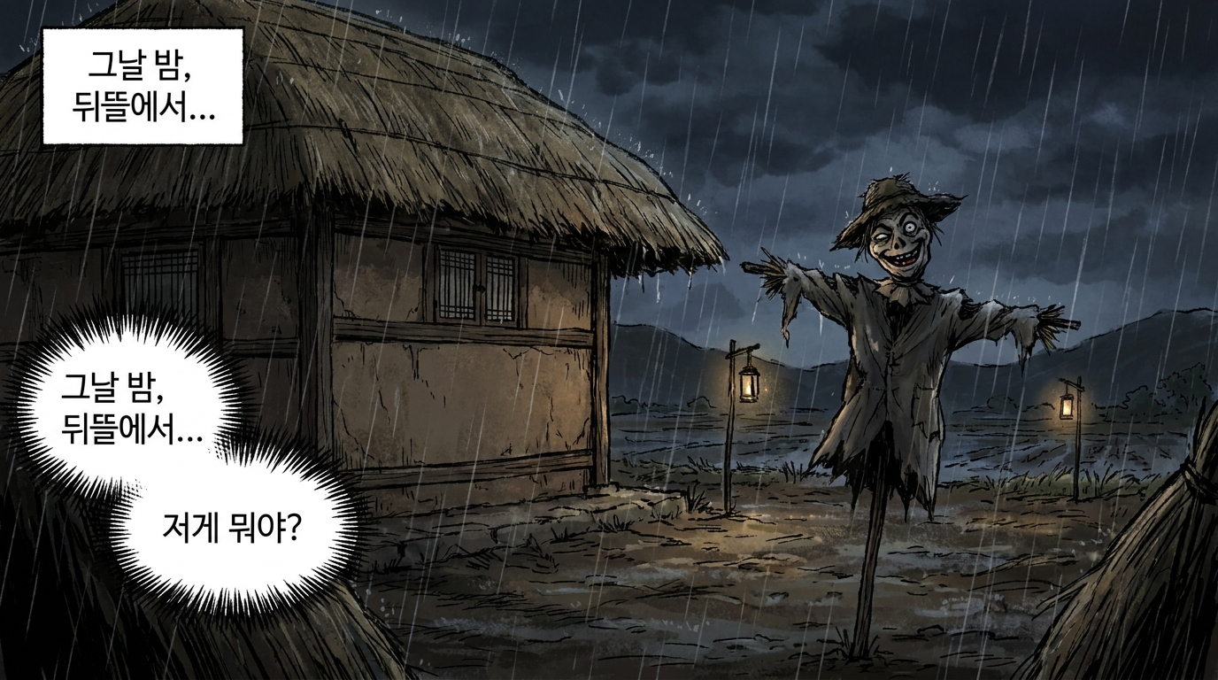 원작 웹툰 허수아비의 마지막 장면과 범인의 실체