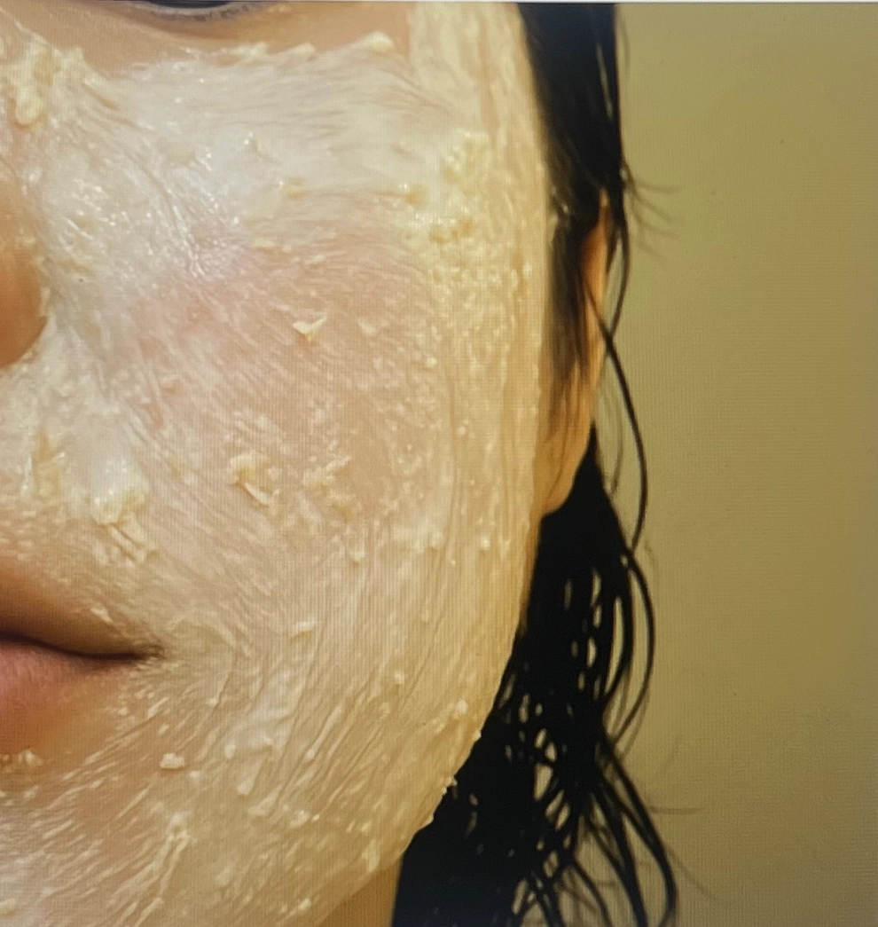 리터니티-율무팩-내돈내산-후기-작성위해-찍은-얼굴-사진