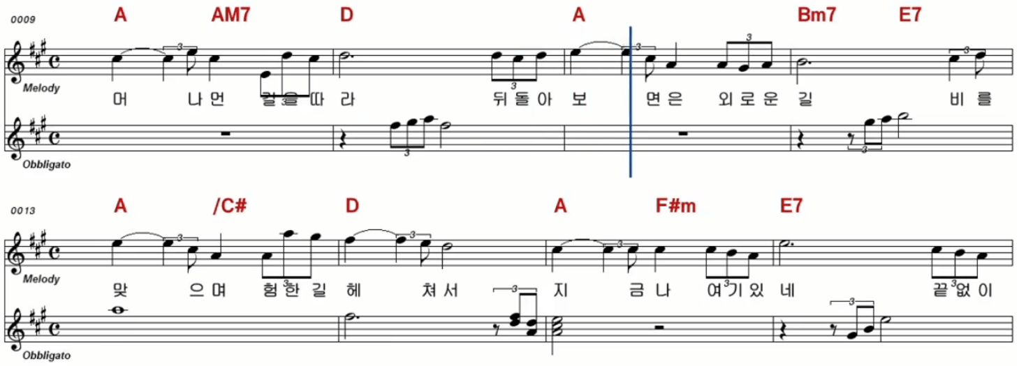 이미자 노래는 나의 인생 악보