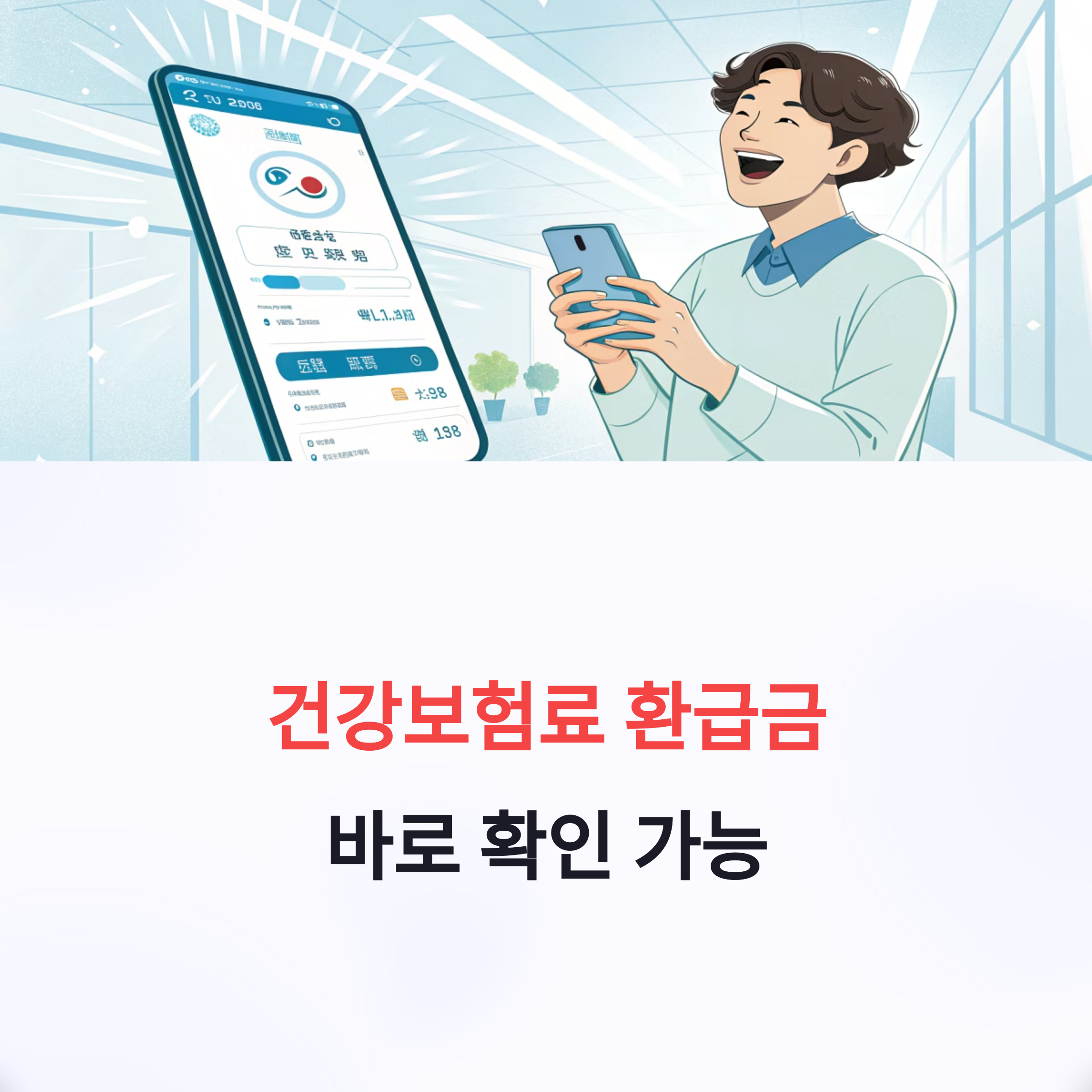 건강보험료 환급 초간단 조회 방법 안내