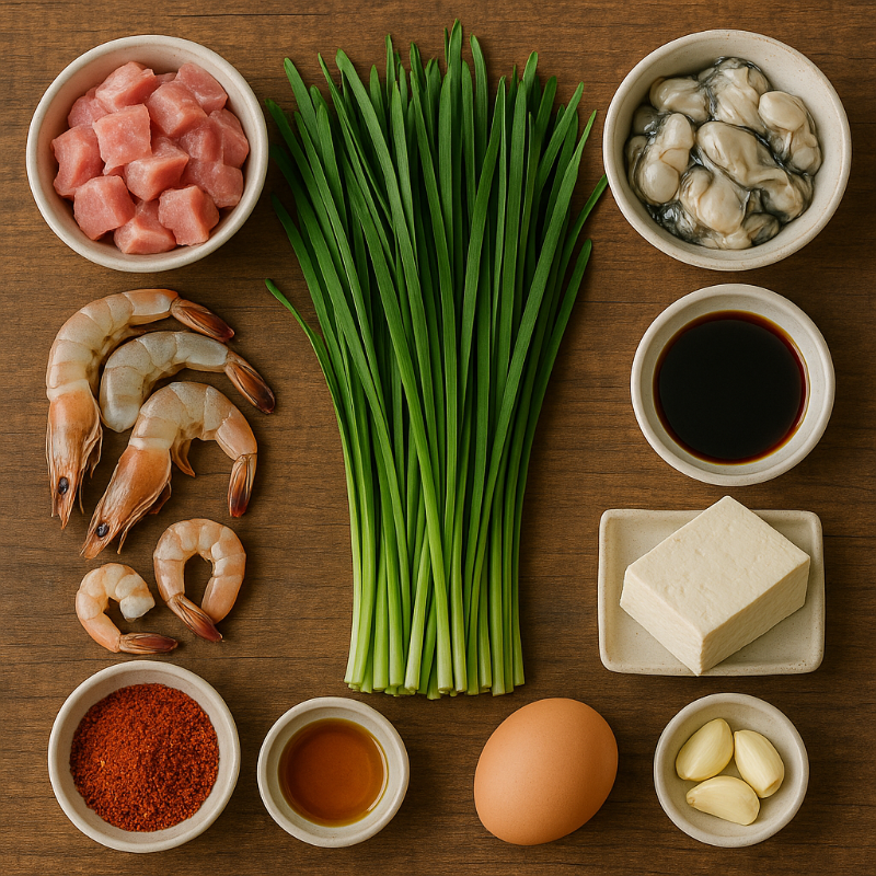 부추의 다양한 배합