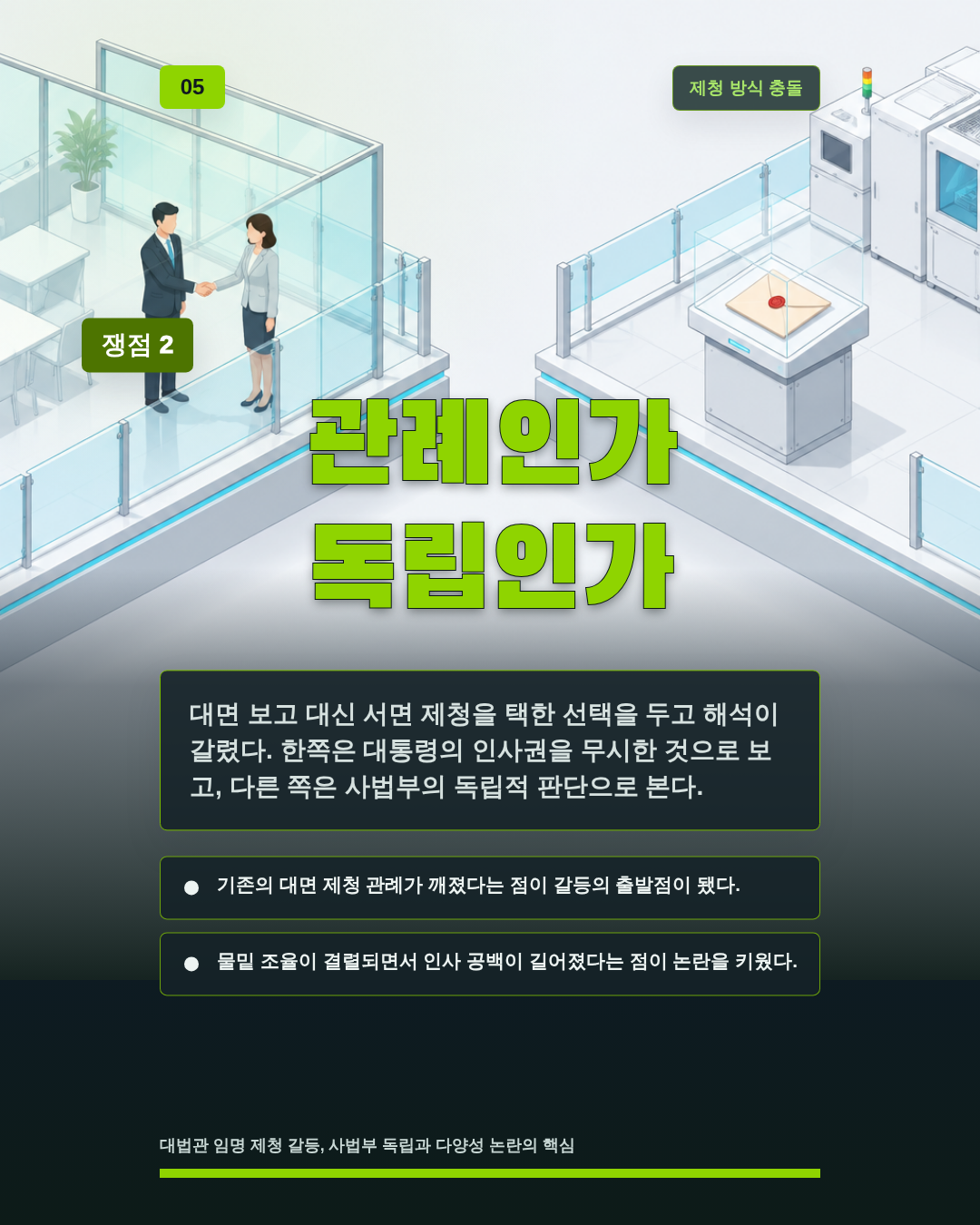 관례인가 독립인가