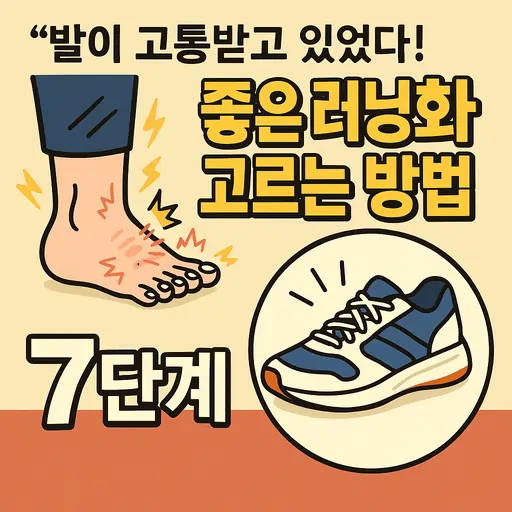 좋은 러닝화 고르는 방법 7단계, 발 유형별 맞춤 선택부터 브랜드 특징까지