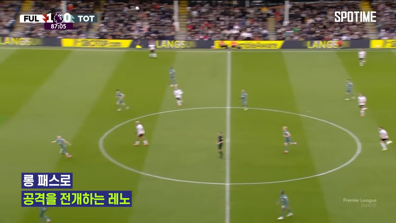 토트넘 풀럼 하이라이트 
